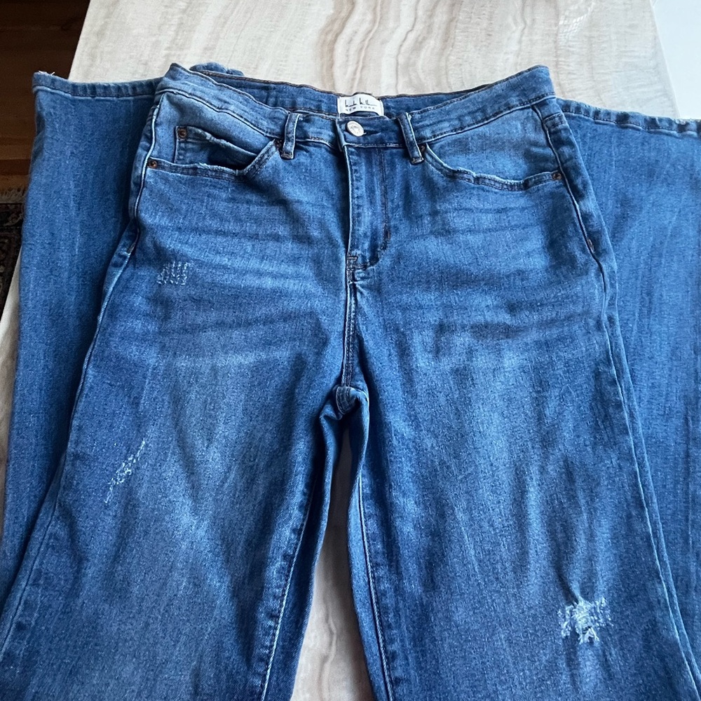 Nicole Miller Blue Boot Cut Jeans - Picture 4 of 8